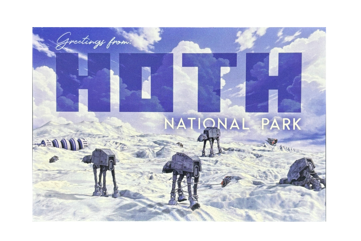 Star Wars National Park Postcard Set – Red Flag Workshop