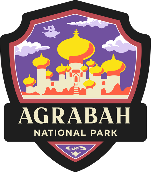 Agrabah National Park Sticker – Red Flag Workshop