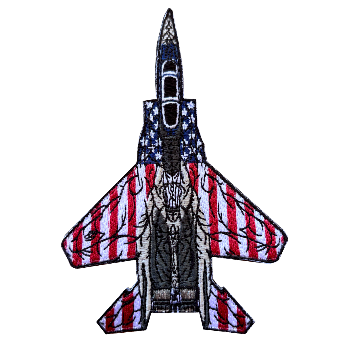 F-15 Eagle Patch, Stars and Stripes