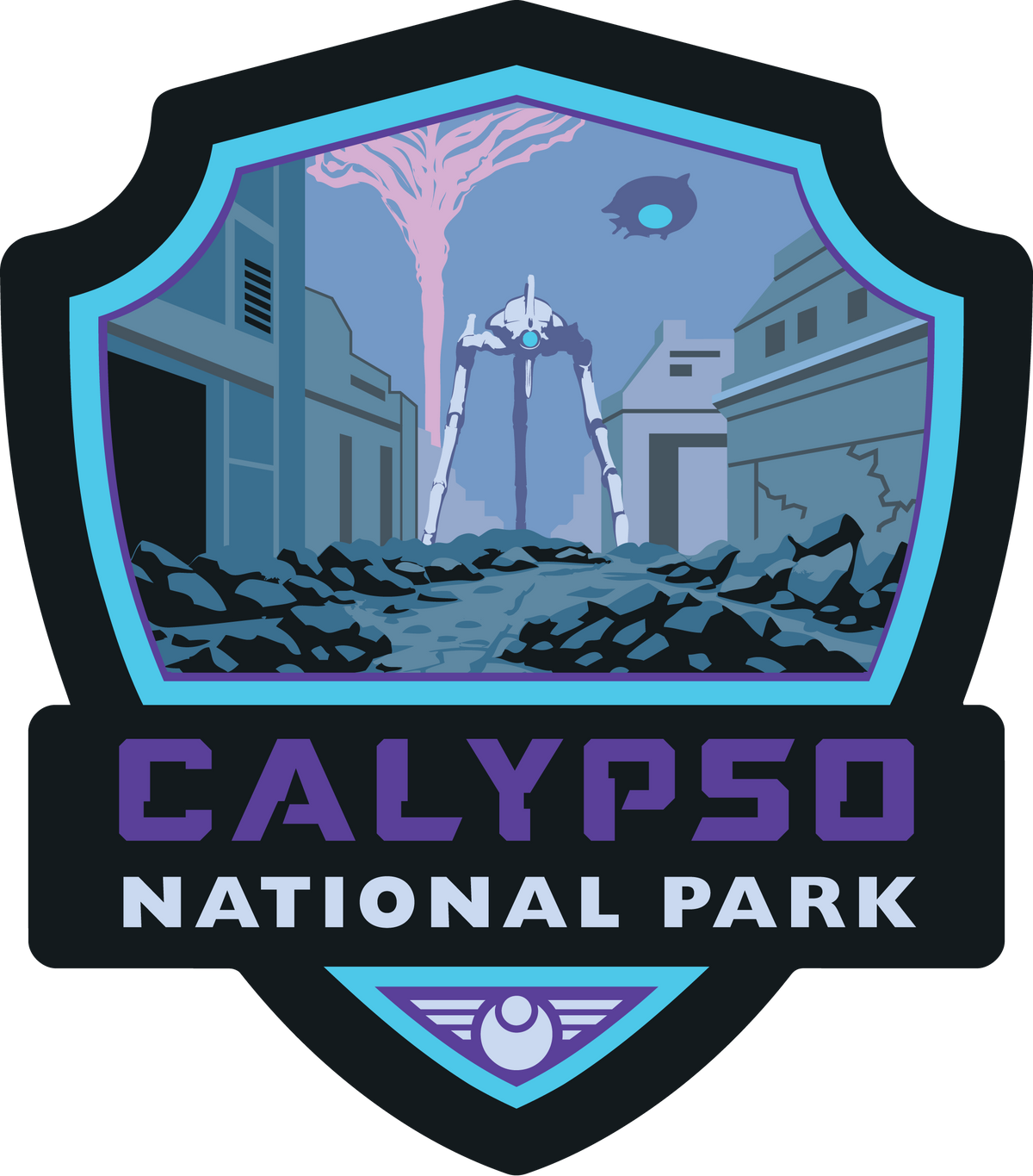 Calypso, Helldiver National Park Sticker