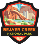 Beaver Creek Halo National Park Sticker