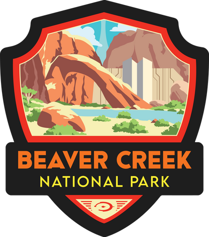 Beaver Creek Halo National Park Sticker