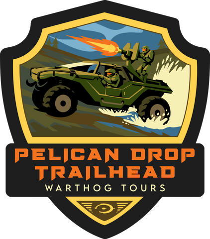 Pelican Drop Trailhead, Halo National Park Sticker