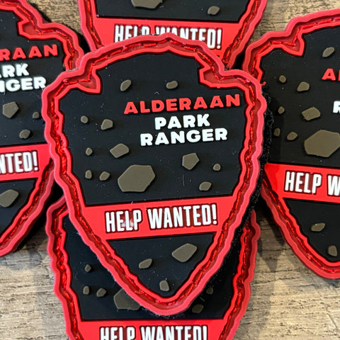 thumbnail interactive-video image 1 of Star Wars Alderaan National Park 3D PVC Rubber Patch - RedFlag Workshop 1 of 4
