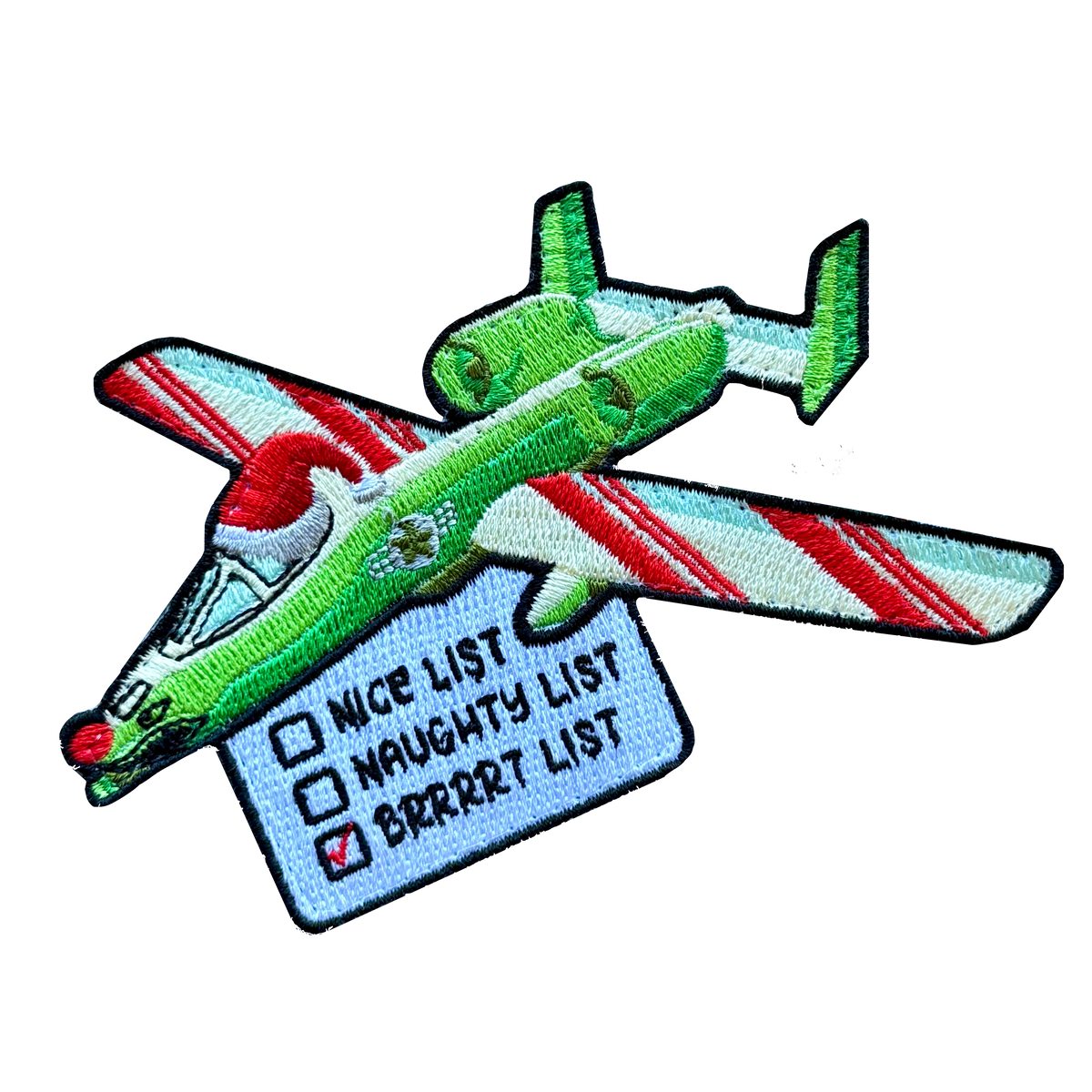 A-10 Christmas, BRRRRT List Patch