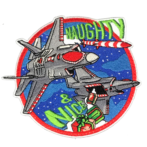 "Naughty and Nice" Patch, an F-35 Christmas!