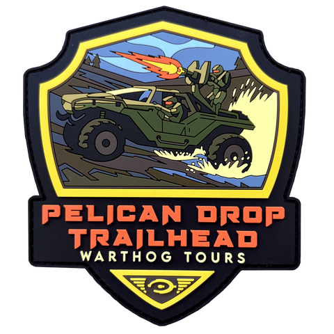 Pelican Drop Trailed, Halo Warthog Tours, Fictional National Park Patch