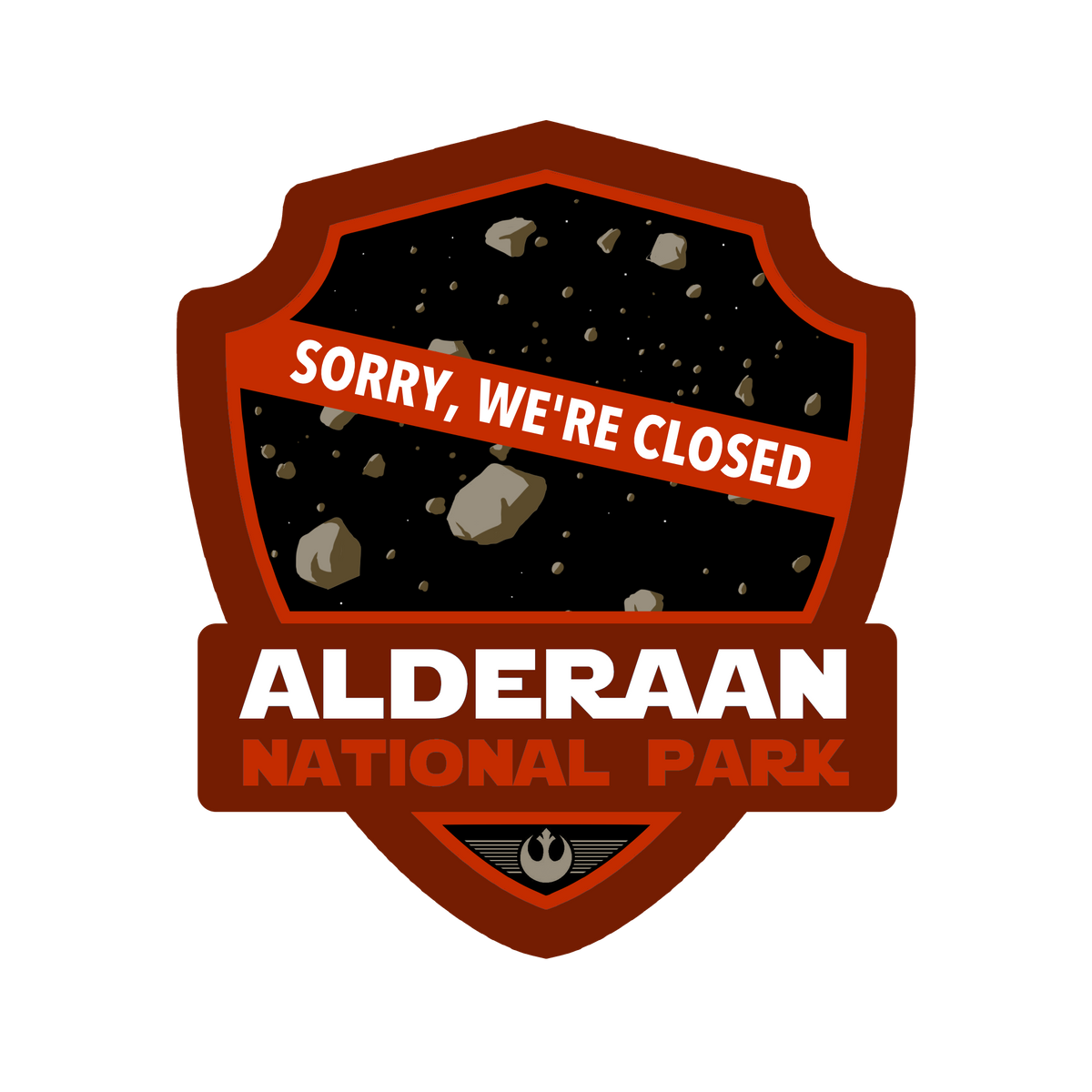 Alderaan Sticker