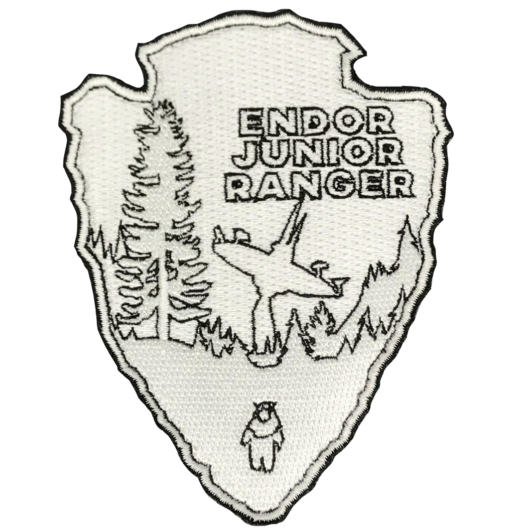 Colorable Endor Junior Ranger Patch