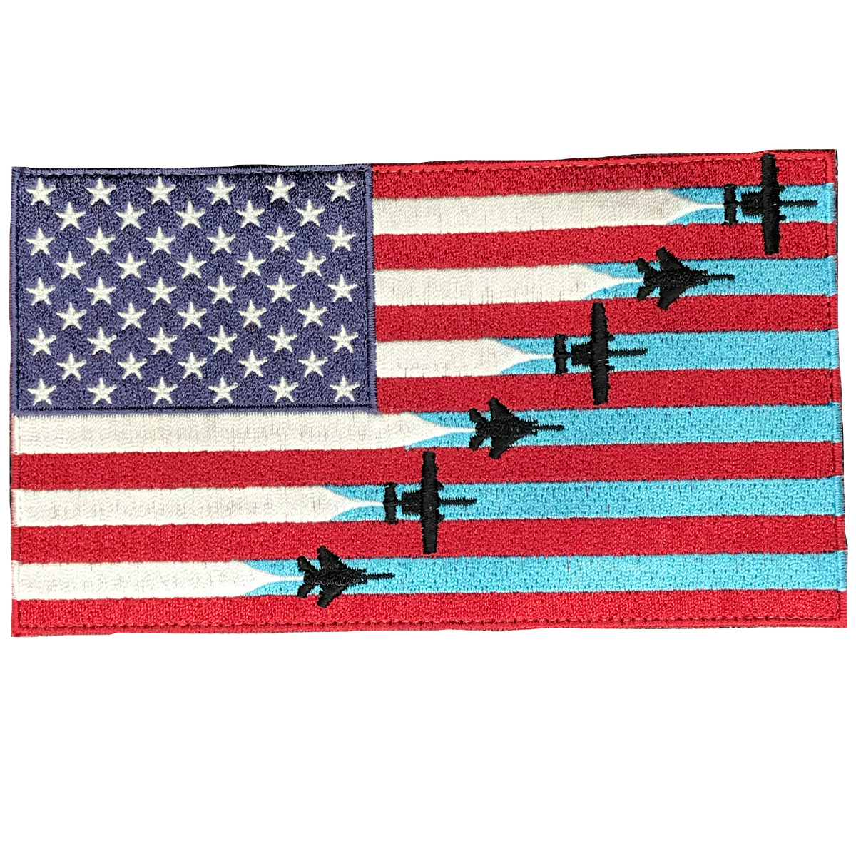 American Flag Flyover Patch
