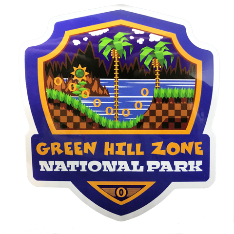 Sonic Green Hill Zone National Park, Sticker