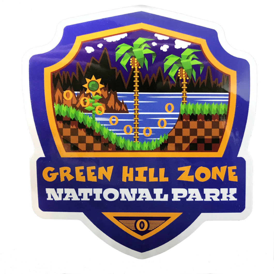 Sonic Green Hill Zone National Park, Sticker