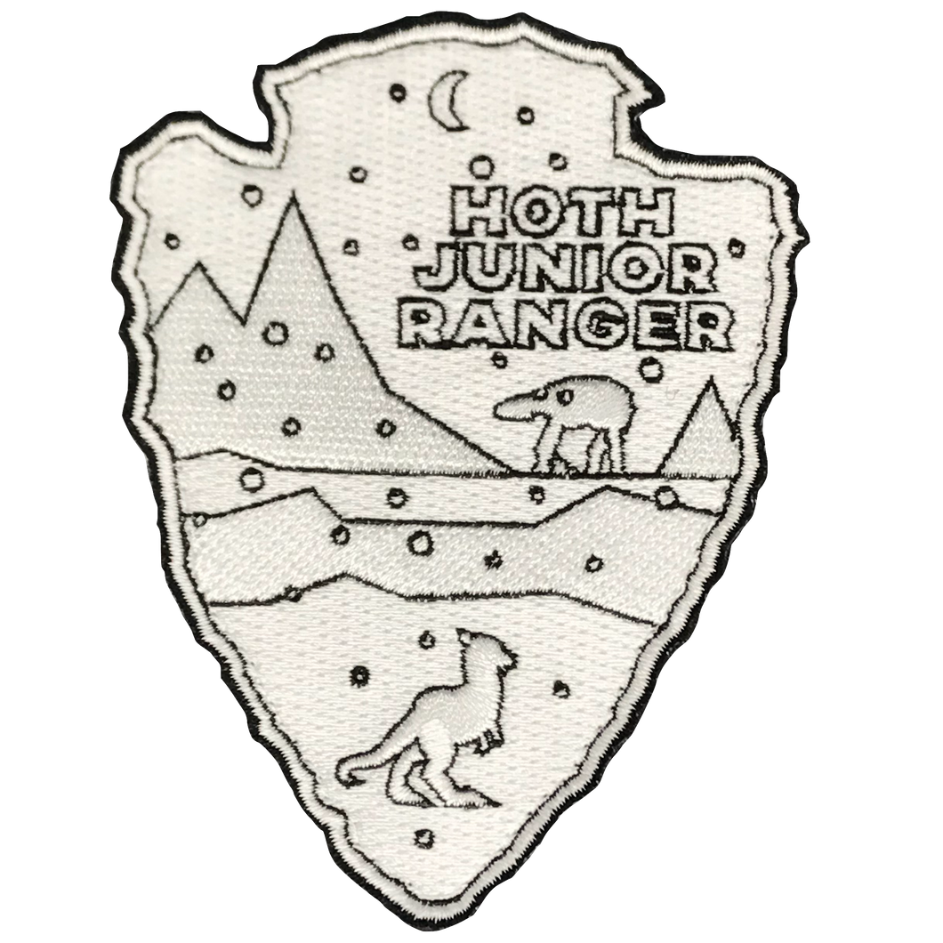 Colorable Hoth Junior Ranger Patch