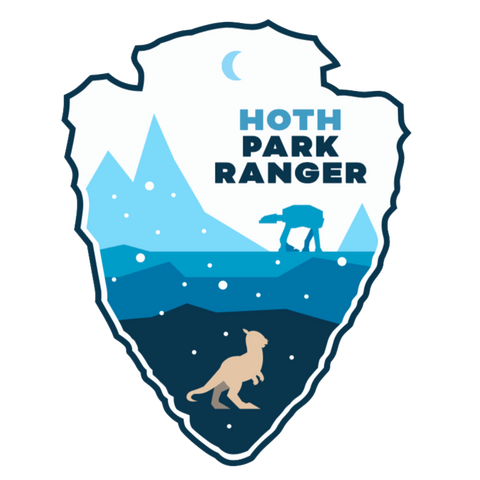 Hoth Park Ranger Sticker