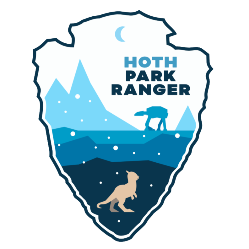 Hoth Park Ranger Sticker