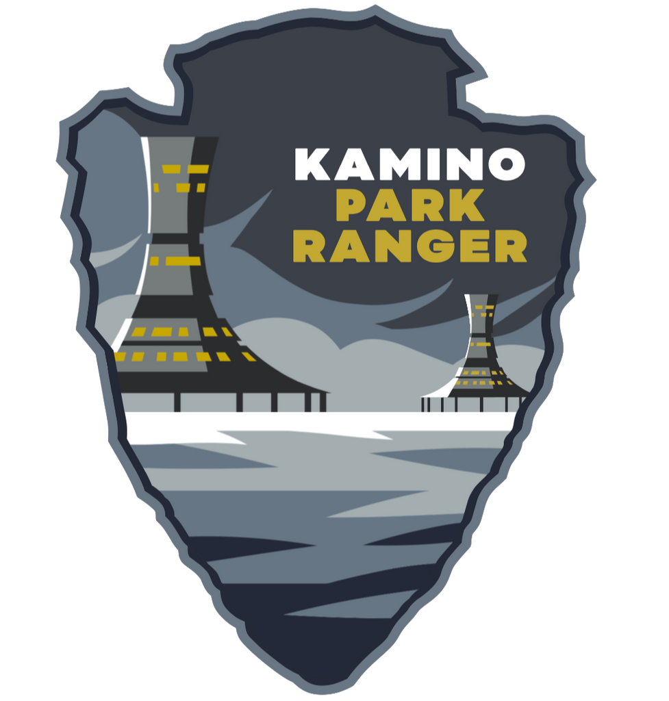 Park Ranger Bike Frame Sticker Kamino Park Ranger Sticker – Red Flag Workshop