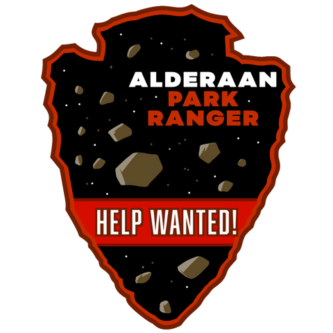 Alderaan Park Ranger Sticker