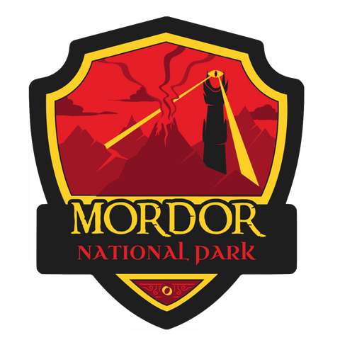 Mordor, Fictional National Park Sticker