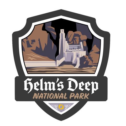 Helms Deep, Fictional National Park Sticker